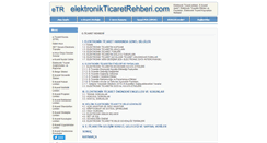 Desktop Screenshot of elektronikticaretrehberi.com