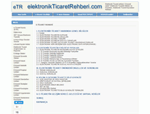 Tablet Screenshot of elektronikticaretrehberi.com